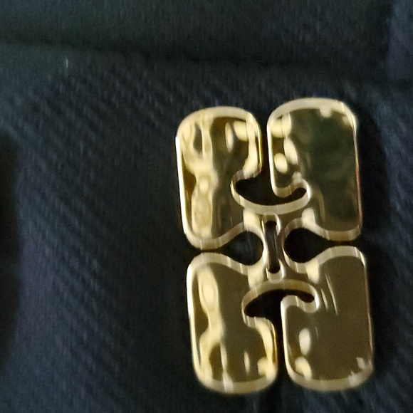 GANNI Black corset  top with gold buttons size 32 (size 0) new without tags - Picture 7 of 7